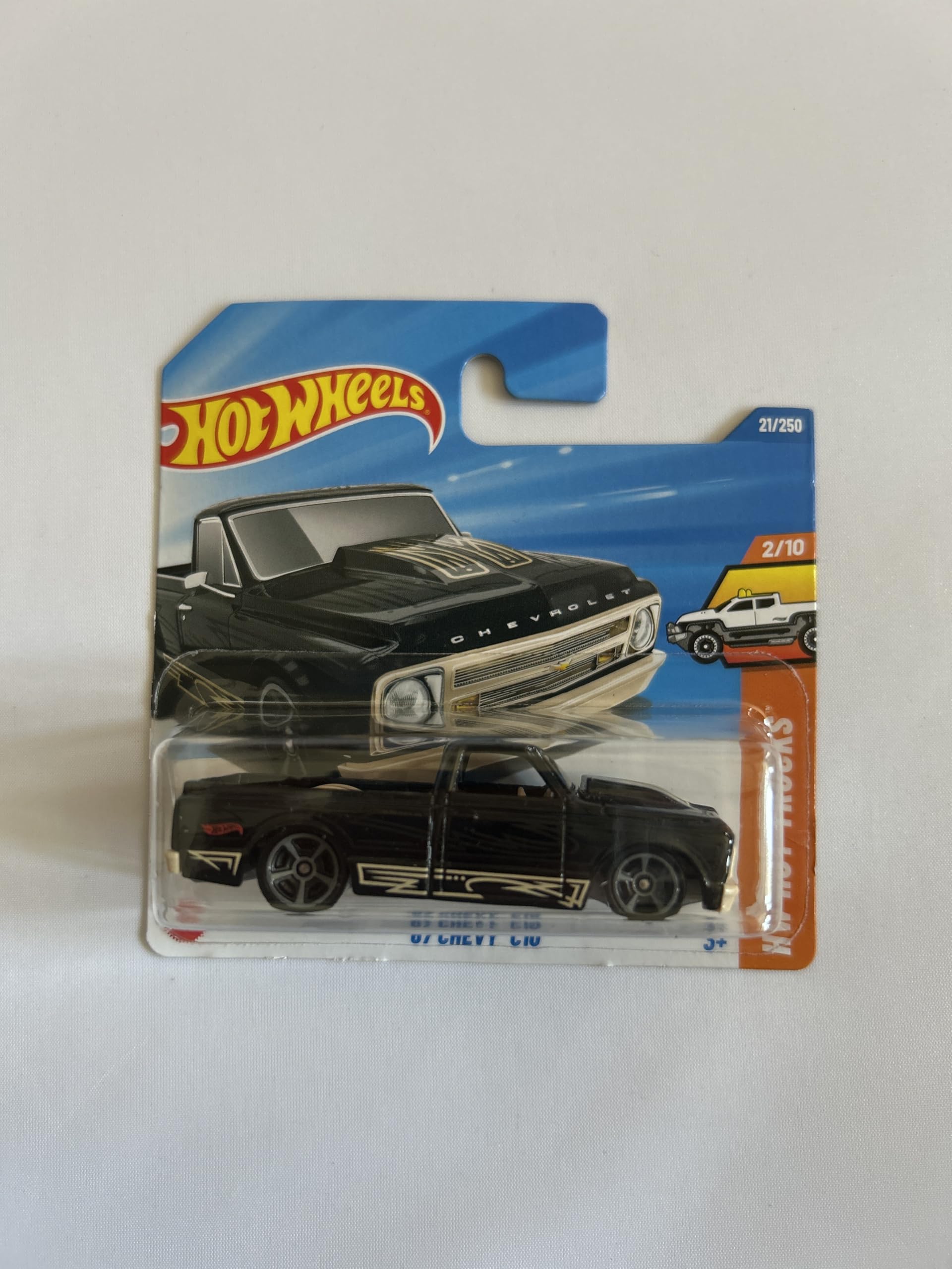 Hot Wheels Vehicle in Scale 1:64, for Playing or Displaying, Car Collection, Gift for Children, Model 2025, Choose 1 Car (HYX51, 21/250 '67 Chevy C10) โ image 1