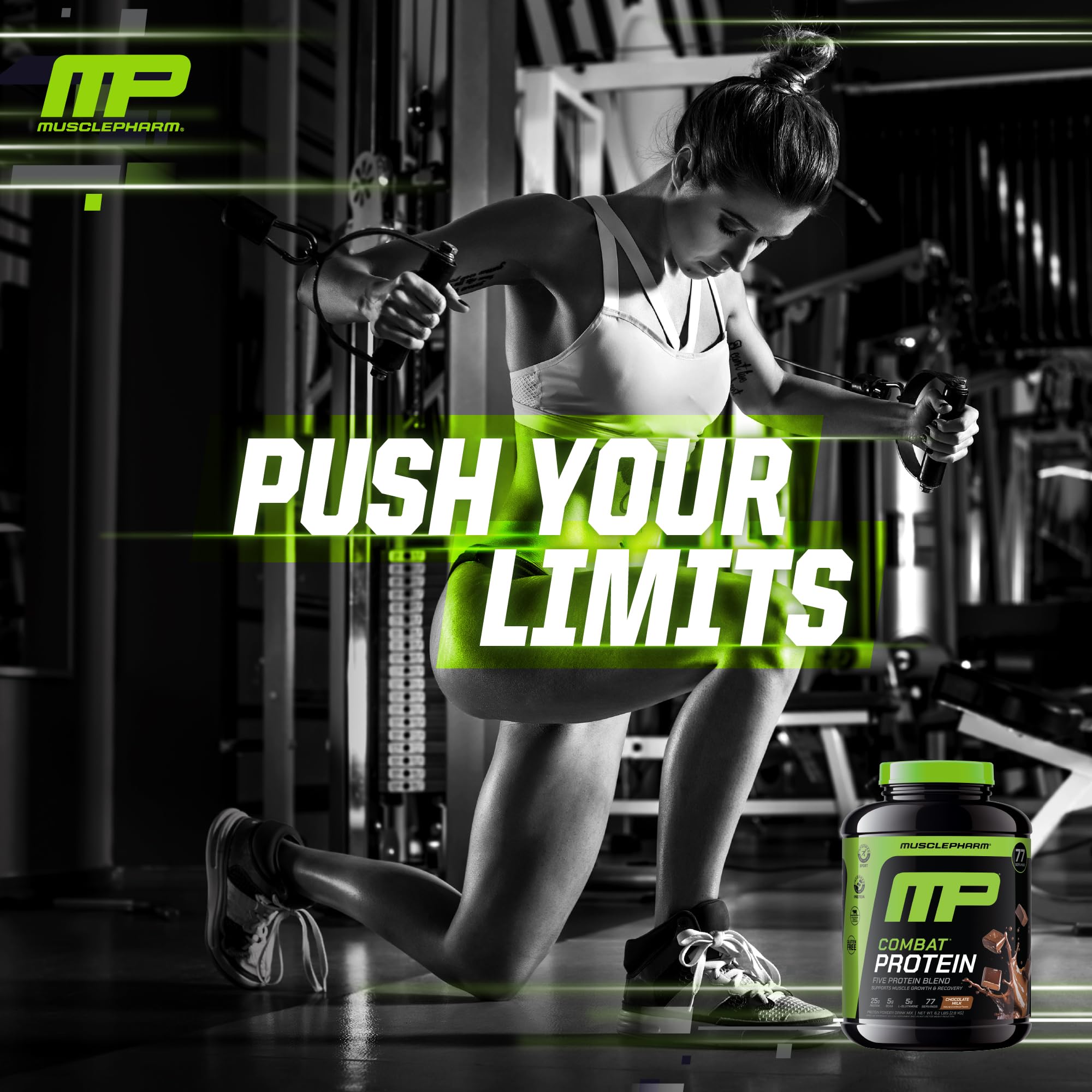 Amazon.com: MusclePharm Combat Protein Powder, Chocolate Milk