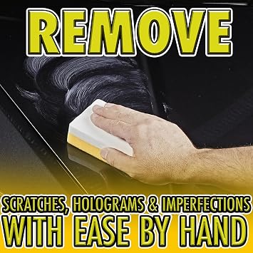 SONAX Application Sponge 417300 | Dual-Sided Detailing Applicator for Wax, Sealant, Polish & Tire Gel | Durable Foam with Ergonomic Grip | Ideal for Paint, Trim, Rubber & Plastics | 4 x 5
