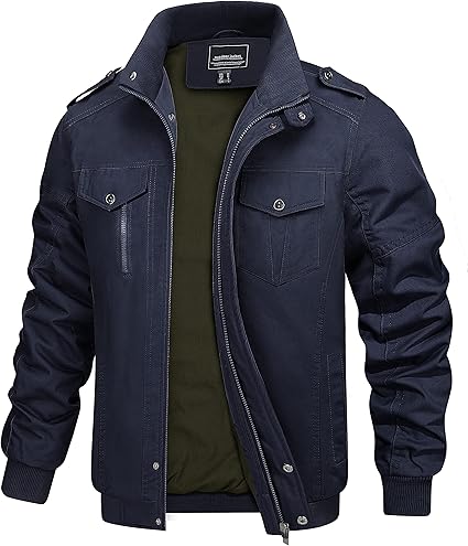 Xnova Heren Bomberjack Casual Winter Waterdicht Warme Fleece Jassen