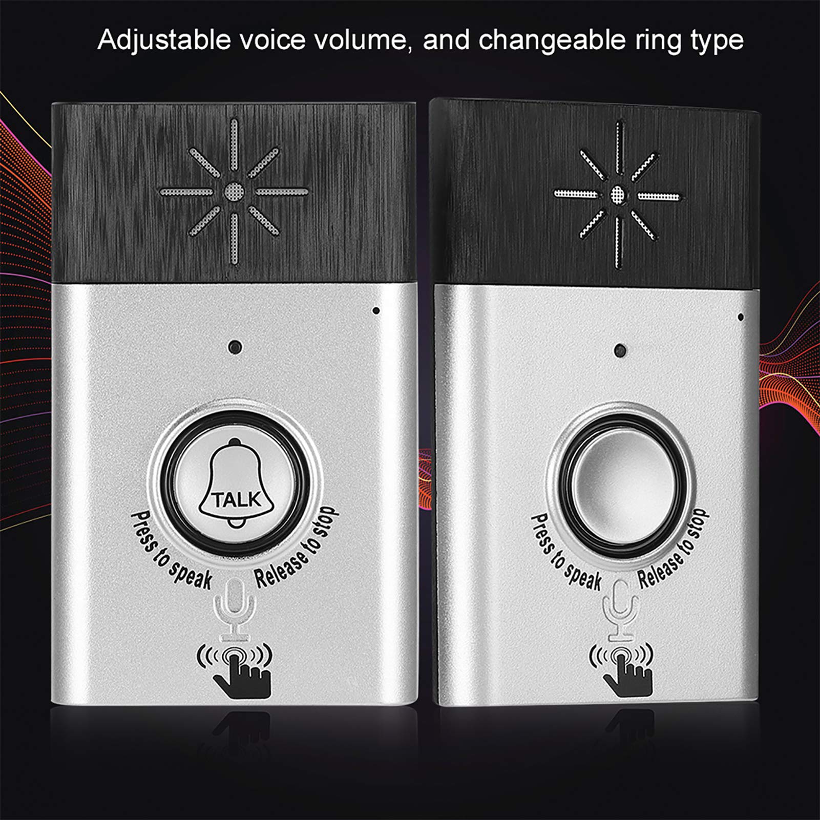 Door Chime, Smart Wireless Door Bell, Voice 2Way for Door, Office Home Security Buy