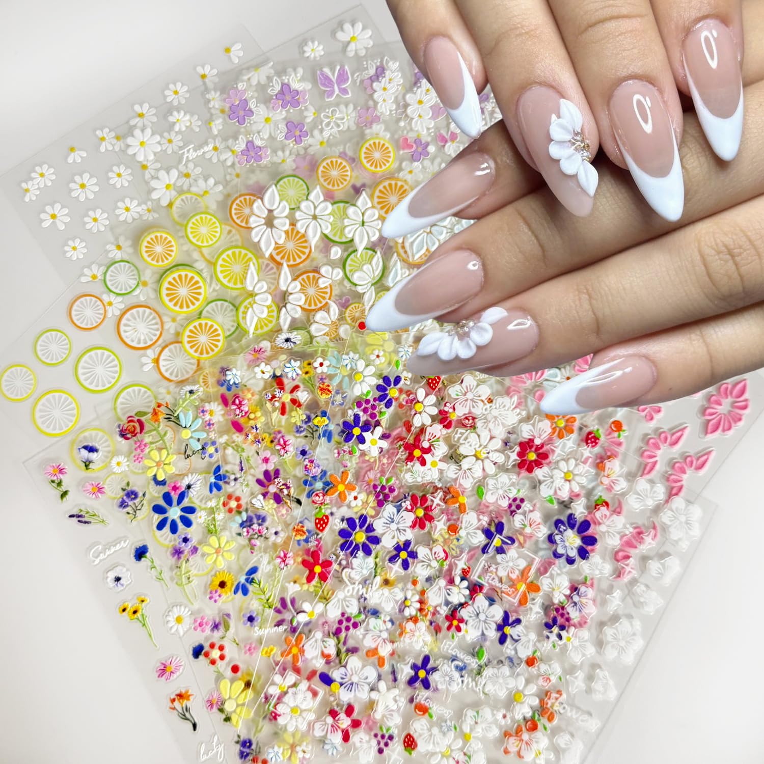 Halloween Nail Stickers - Cute Ghosts & Pumpkins -11