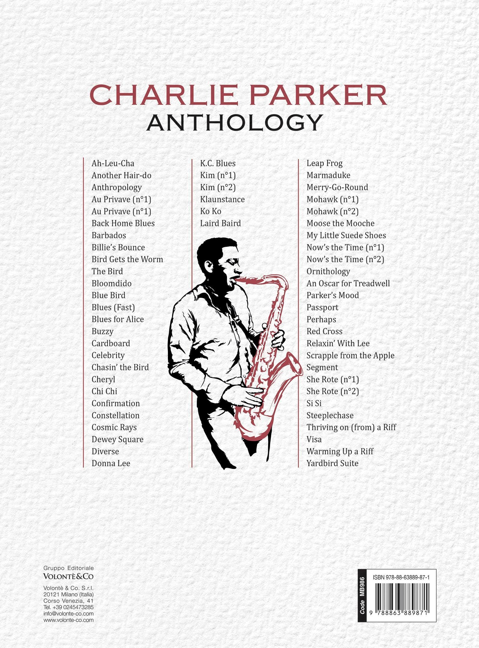 Charlie Parker. Anthology