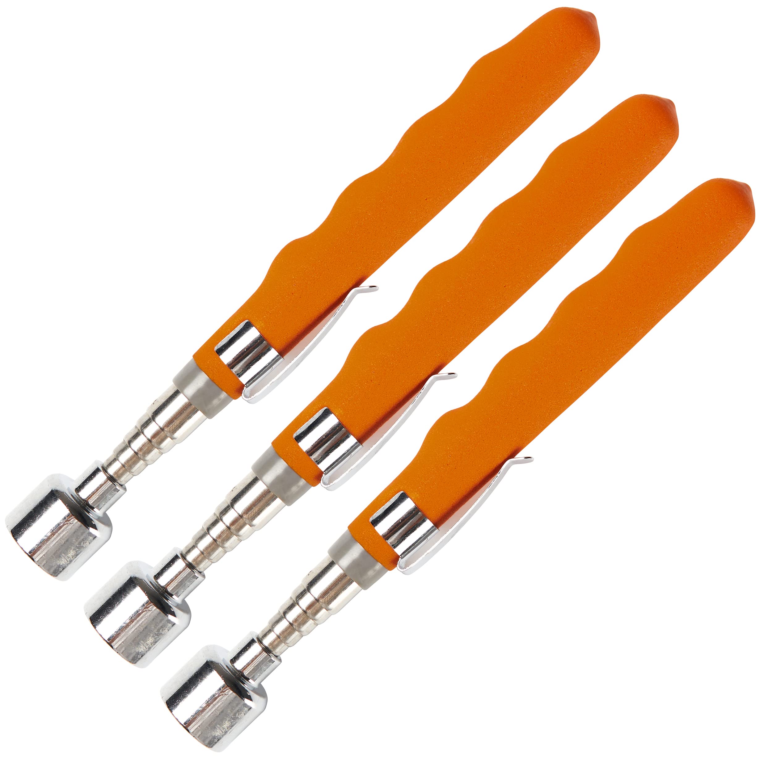 Gifts for Men Boyfriend Papa Grandfather Birthday - Telescoping Magnetic Pick Up Tool - Extendable 31" 20 lb 3 PCS - Telescopic Magnet Stick Useful