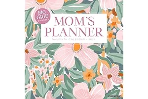Moms Manager Wall Calendar 2024: Ultimate Organization Tool for Busy Families