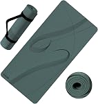 Tapis de yoga Mat d'exercice haute densité, 76"x32"x0,27" & Grand tapis de yoga pour les femmes hommes, professionnel POE Tapis d'entraînement pour Yoga, Pilates, Fitness & Étirement