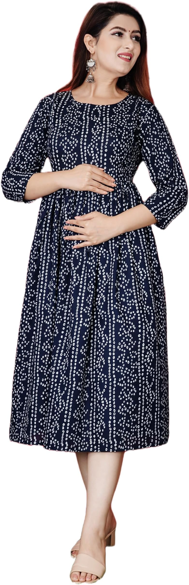SUR FAB FASHION DESIGNFeeding Maternity Top Wear Dress