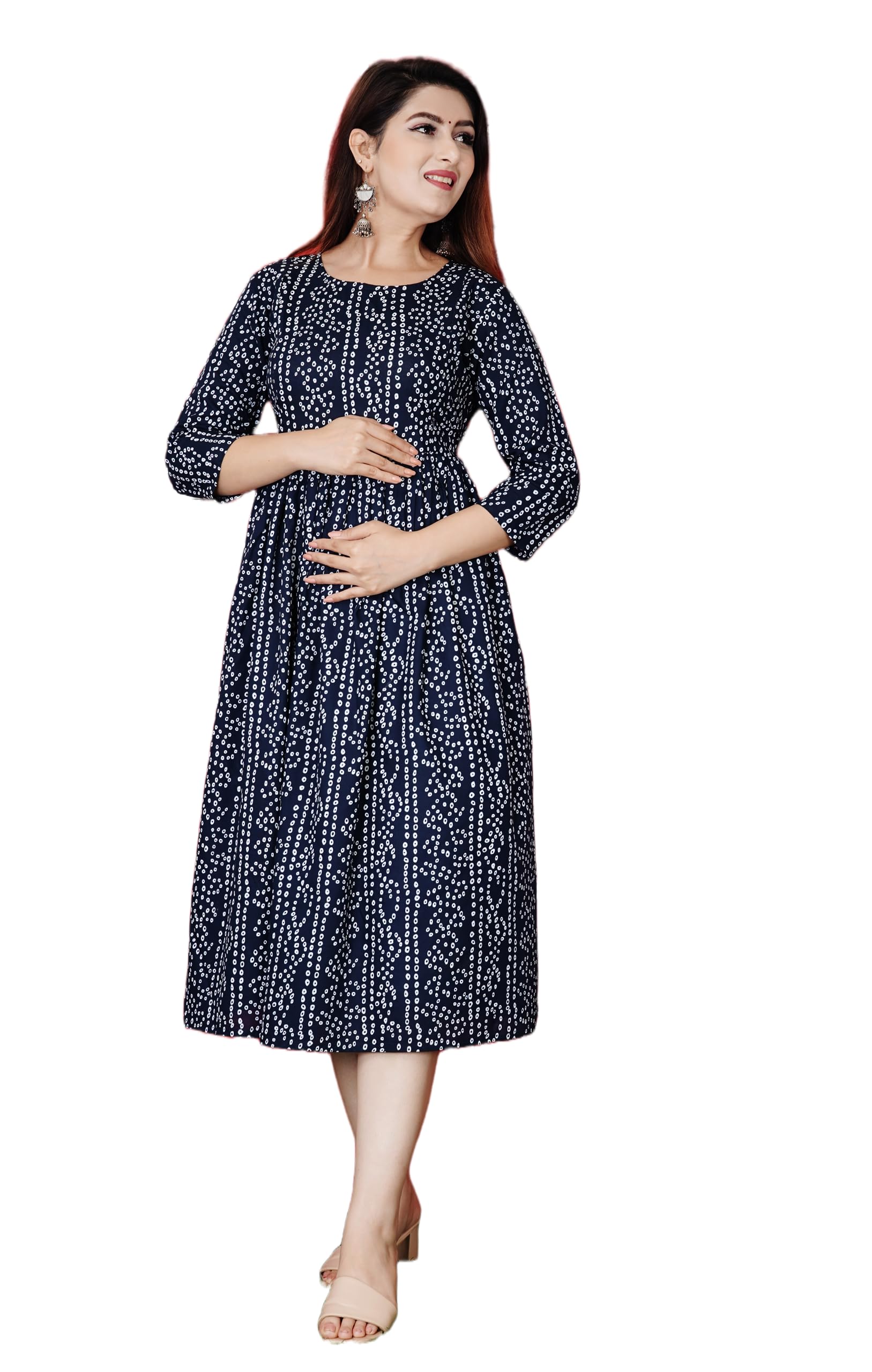 SUR FAB FASHION DESIGNFeeding Maternity Top Wear Dress