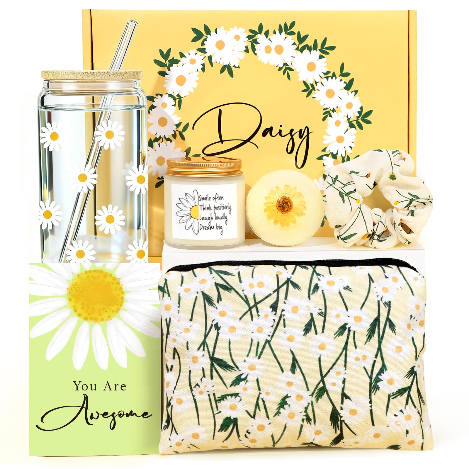 Amazon.com: Daisy Gifts for Women, Gift Baskets for Women, Cute