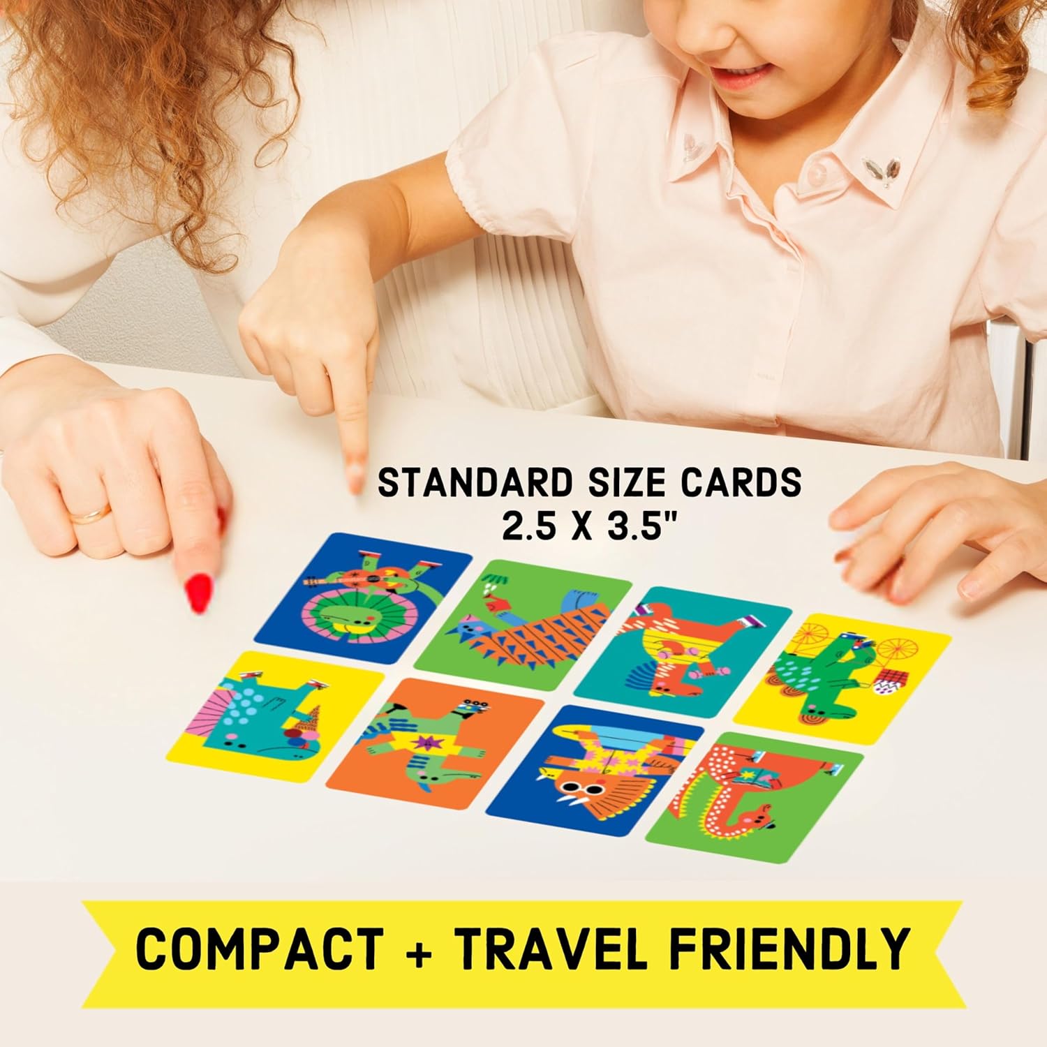 Mudpuppy Dino Slaps! – Dinosaur Version of Classic Kids Slap Jack Card Game with Cute Illustrations of Dinosaurs for Children Ages 4 and Up, 2-4 Players - Image 4