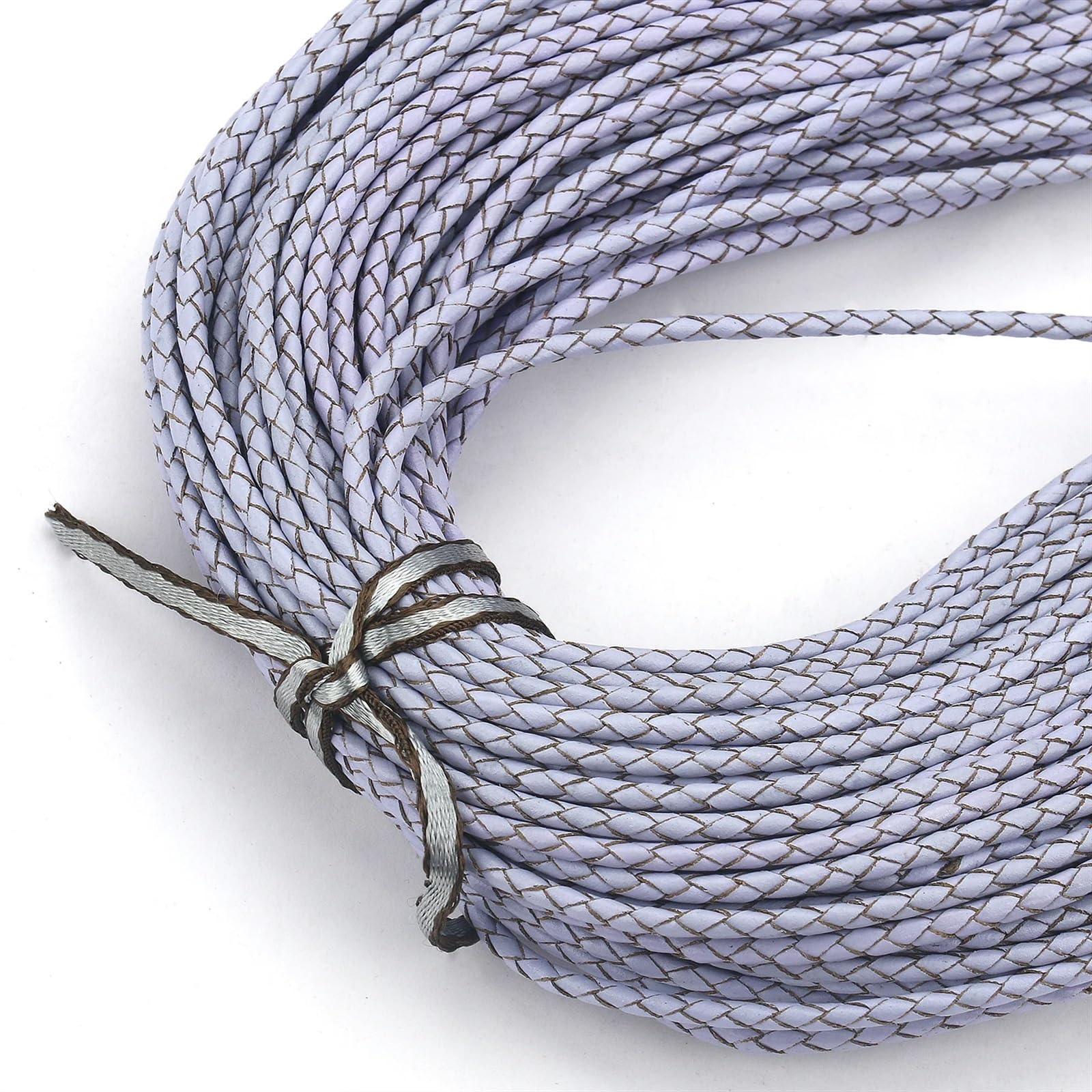 Cuerda trenzada de cuero PU for manualidades DIY