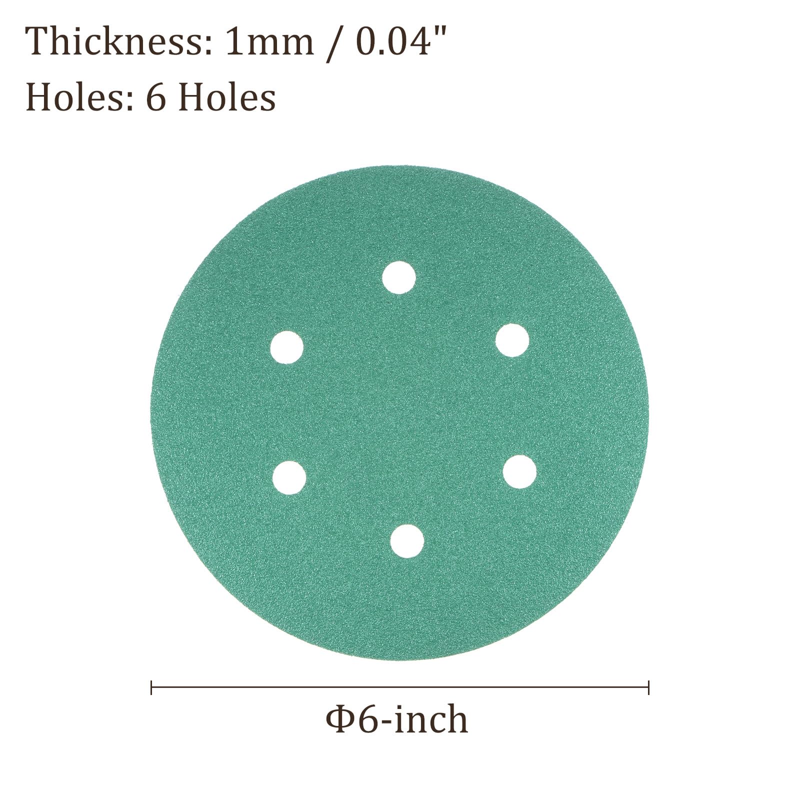 Kozelo 50pcs Green Film Sanding Discs - Image 3