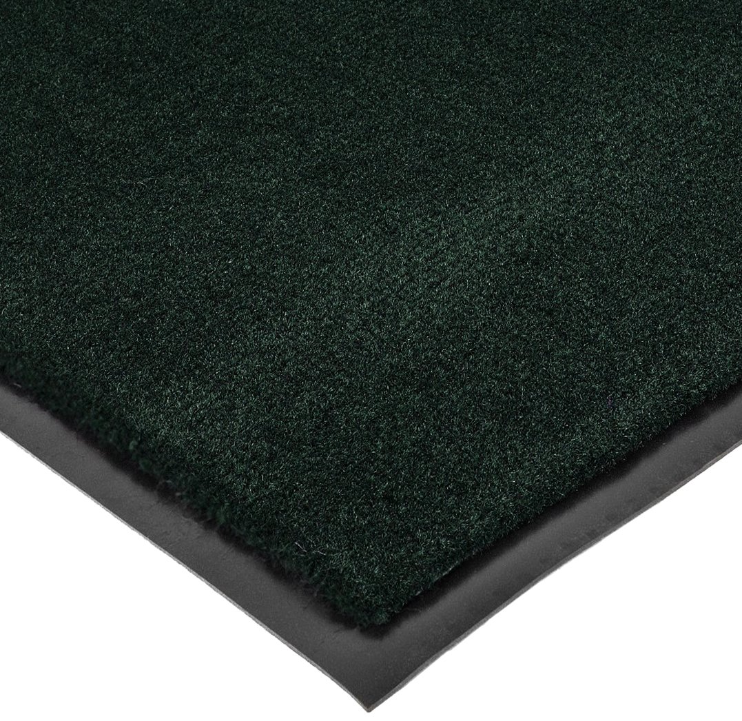 Notrax 130 Sabre Decalon Entrance Mat, for Entranceways and Light to Medium Traffic Areas, 3' Width x 6' Length x 5/16" Thickness, Red/Black