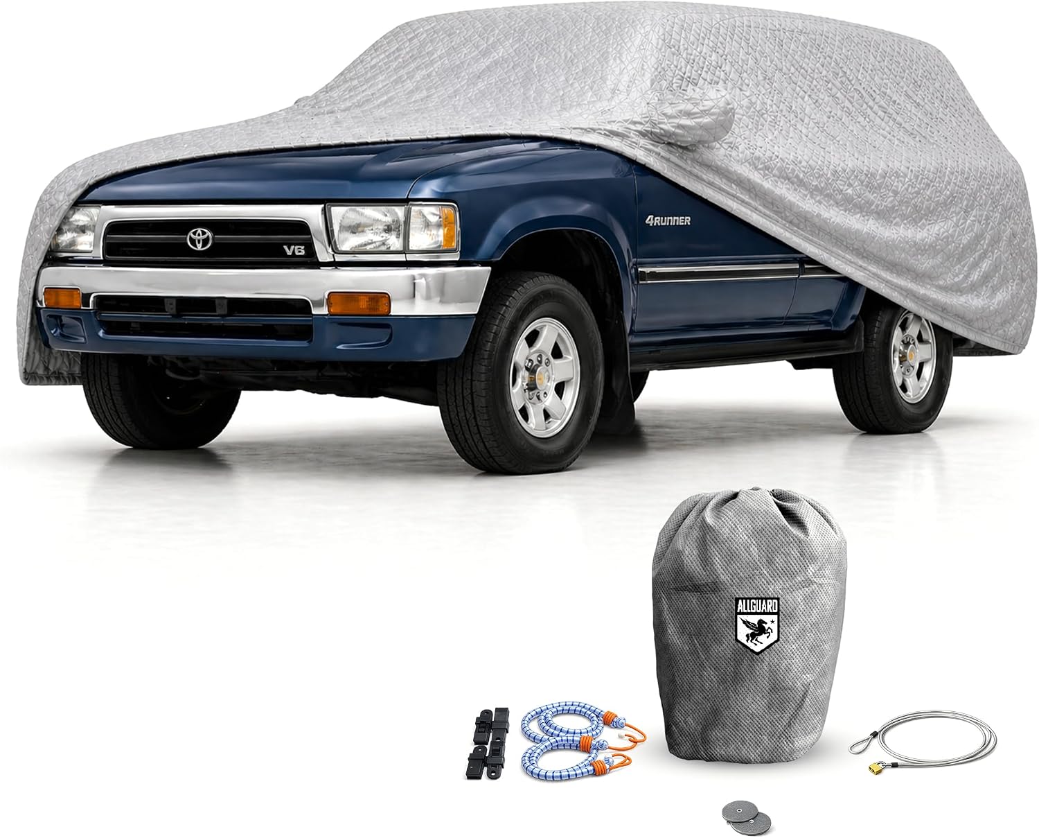 Weatherproof Max SUV Cover & Warranty Compatible with Toyota 2020 4Runner – Outdoor Cover Theft Cable Lock SUV Accessories Better Than Waterproof