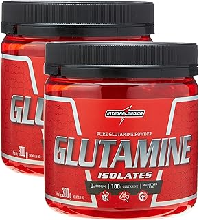 2x Glutamine Isolates Natural 300g Integralmedica