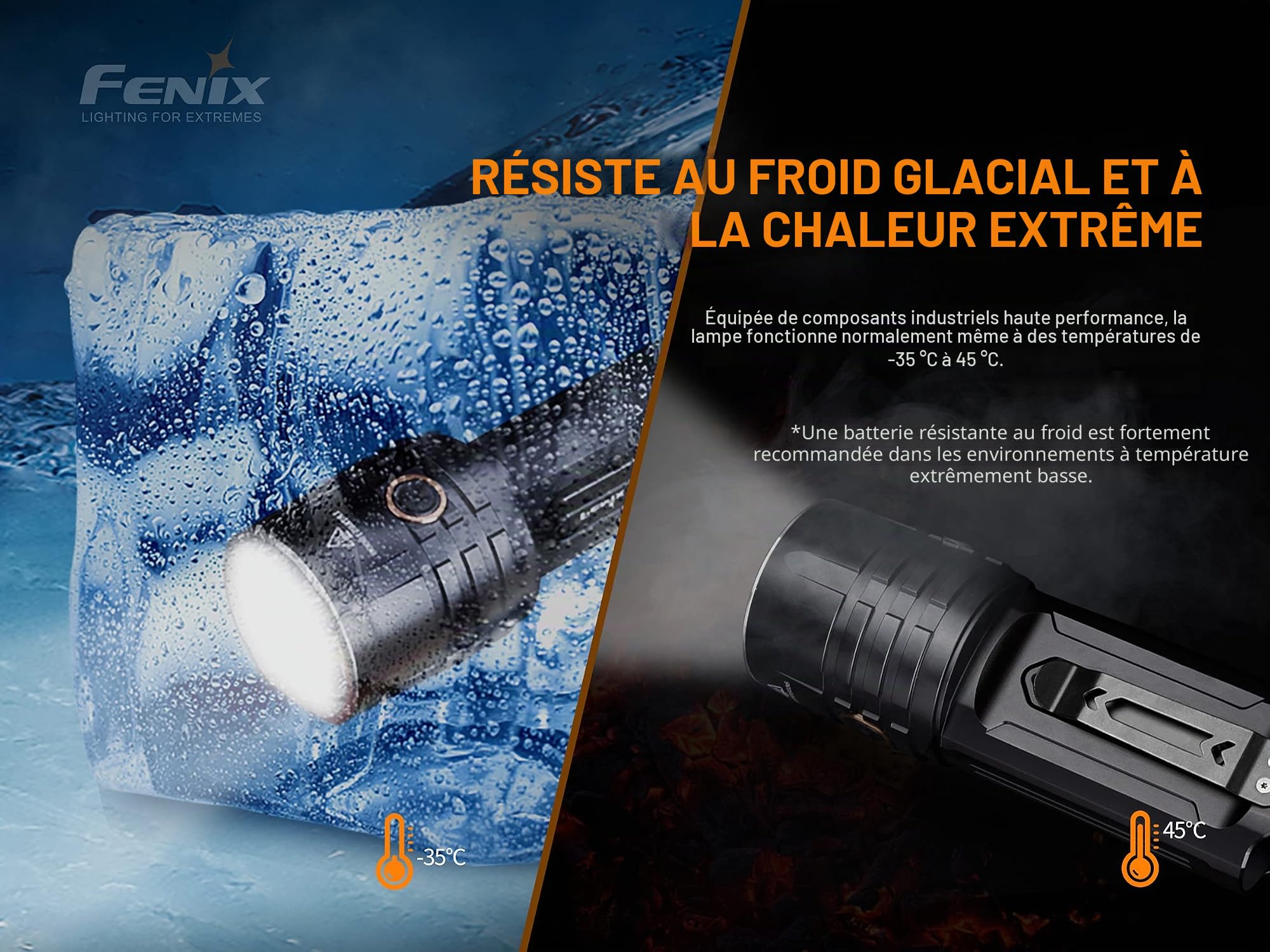 FENIX LR35 Torche LED 10000 Lumen