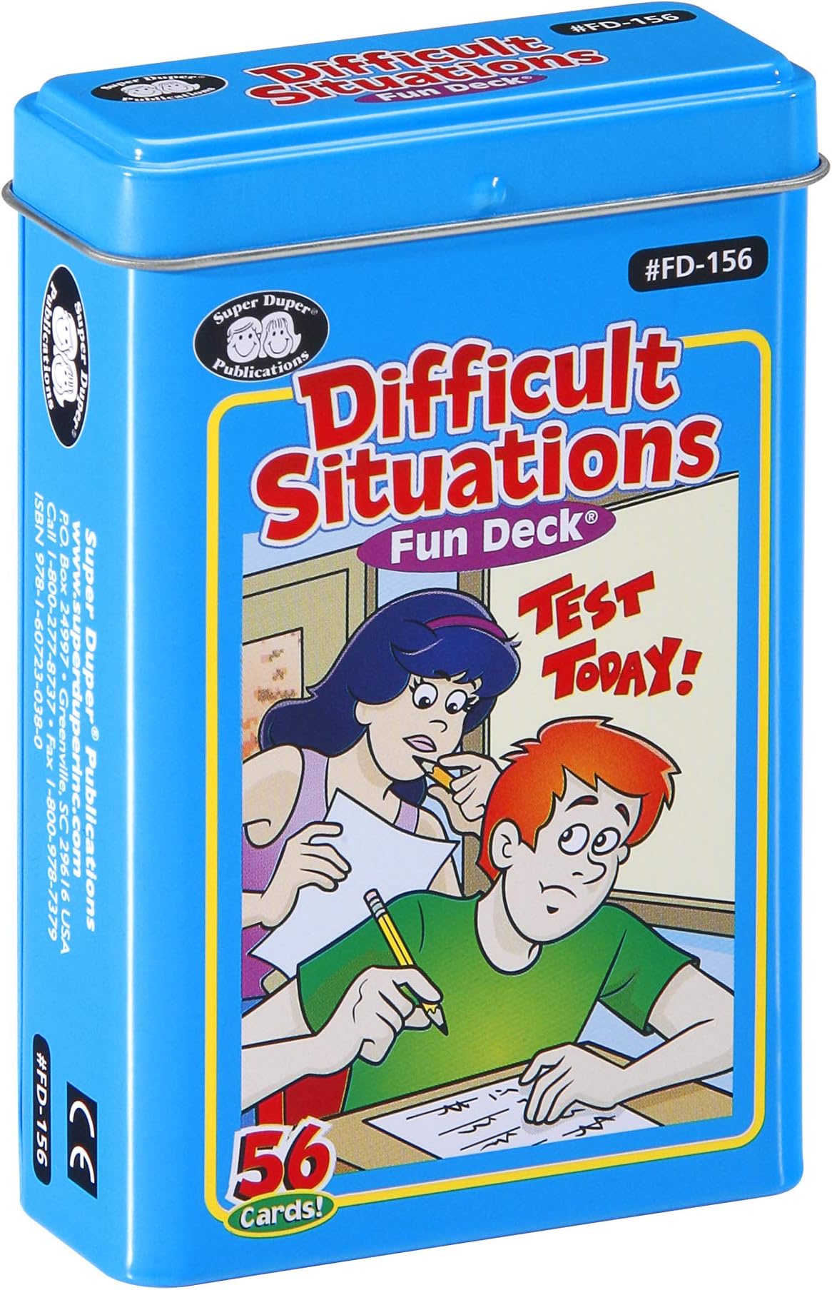 Super Duper Publications Difficult Situations Fun Deck Cards - Social Skills & Life Skills Flash Card Set for Kids