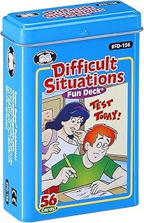 Super Duper Publications | Difficult Situations Fun Deck | Social Skills and Safety Flash Cards | Educational Learning Materials for Children
