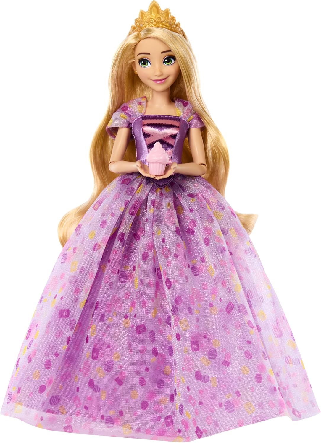 Mattel Disney Princess Birthday Celebration Rapunzel Deluxe Fashion Doll, Inspired by Disney Tangled Movie, Special Occasion Gifts for Kids & Collectors