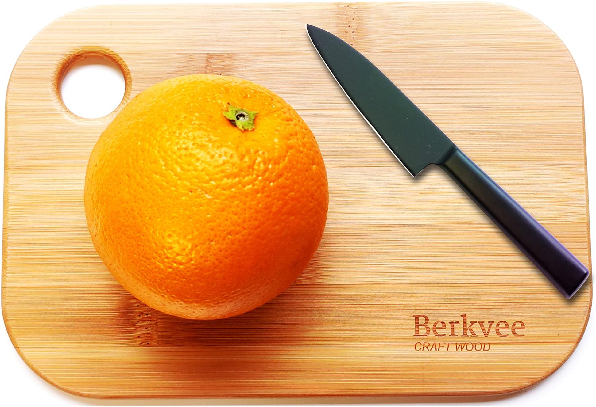 Small Bamboo Wood Cutting Board Set (2 Pieces) – Mini Lightweight Wooden Fruit Cutting Board for Home Camping Trip