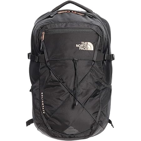 rose gold north face backpack