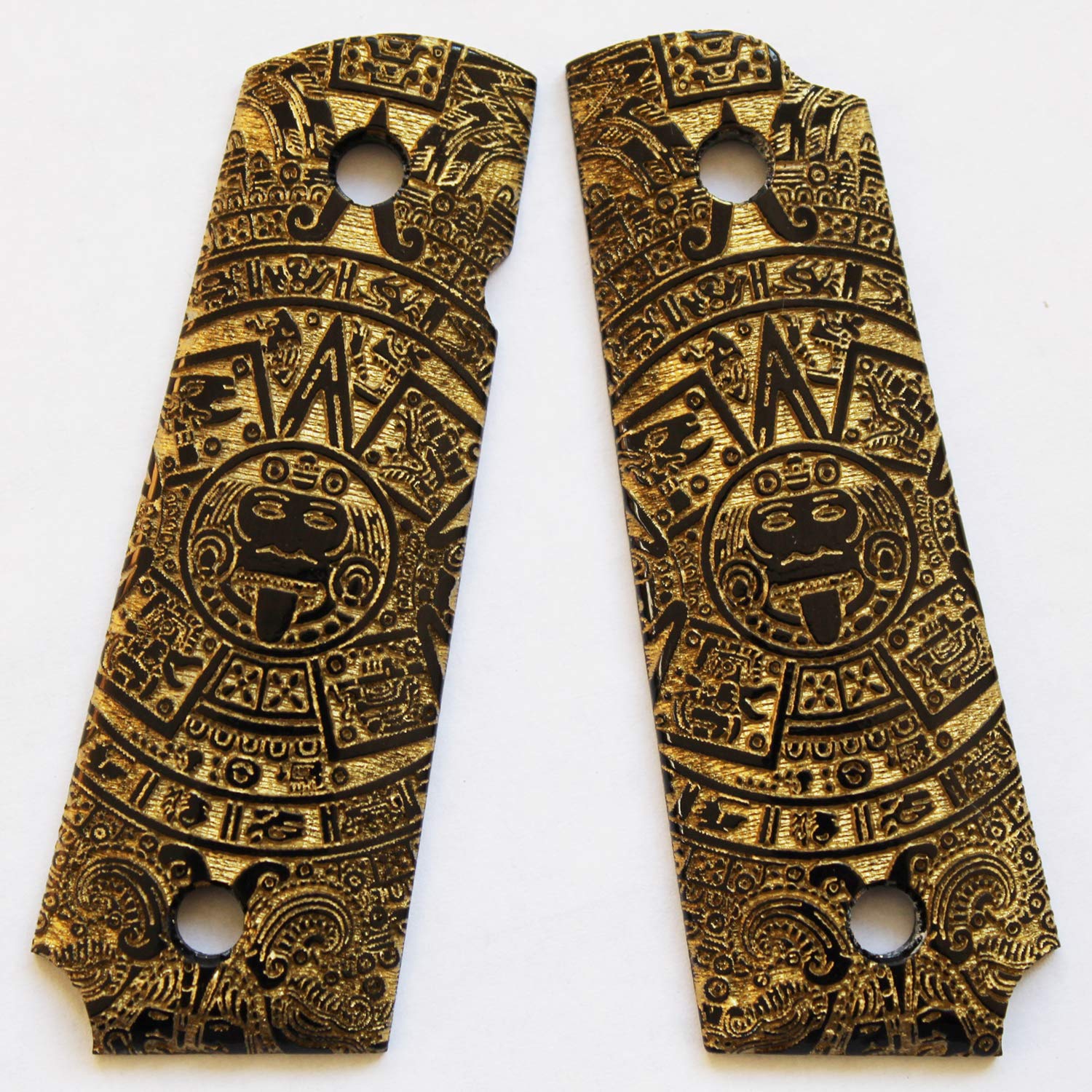 Grips for Browning 1911-22 1911-380 .22 .380 - Aztec Calendar