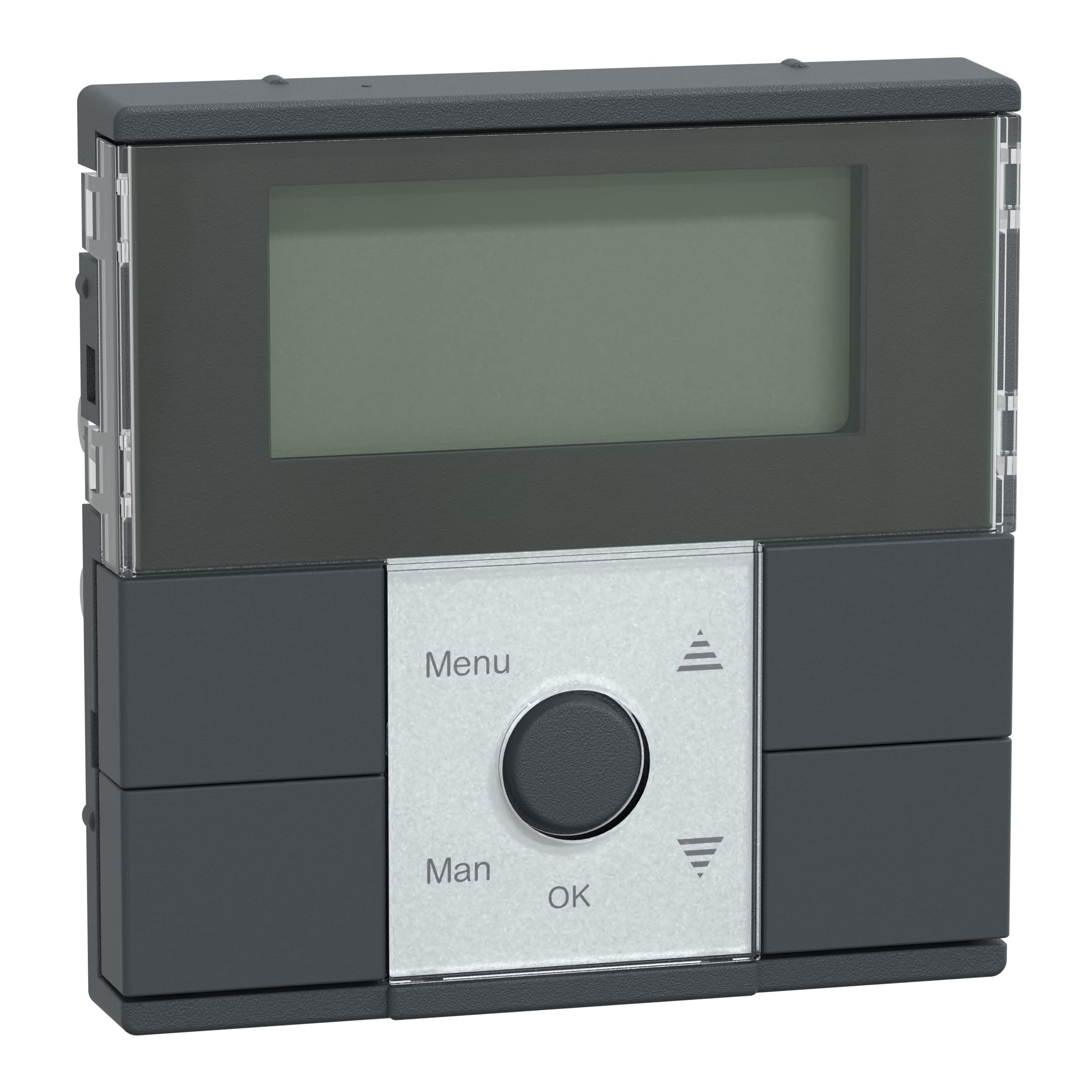 Schneider Electric Merten MEG5754-0414 - Timer da incasso digitale, per interni con interruttore, colore antracite, sistema M
