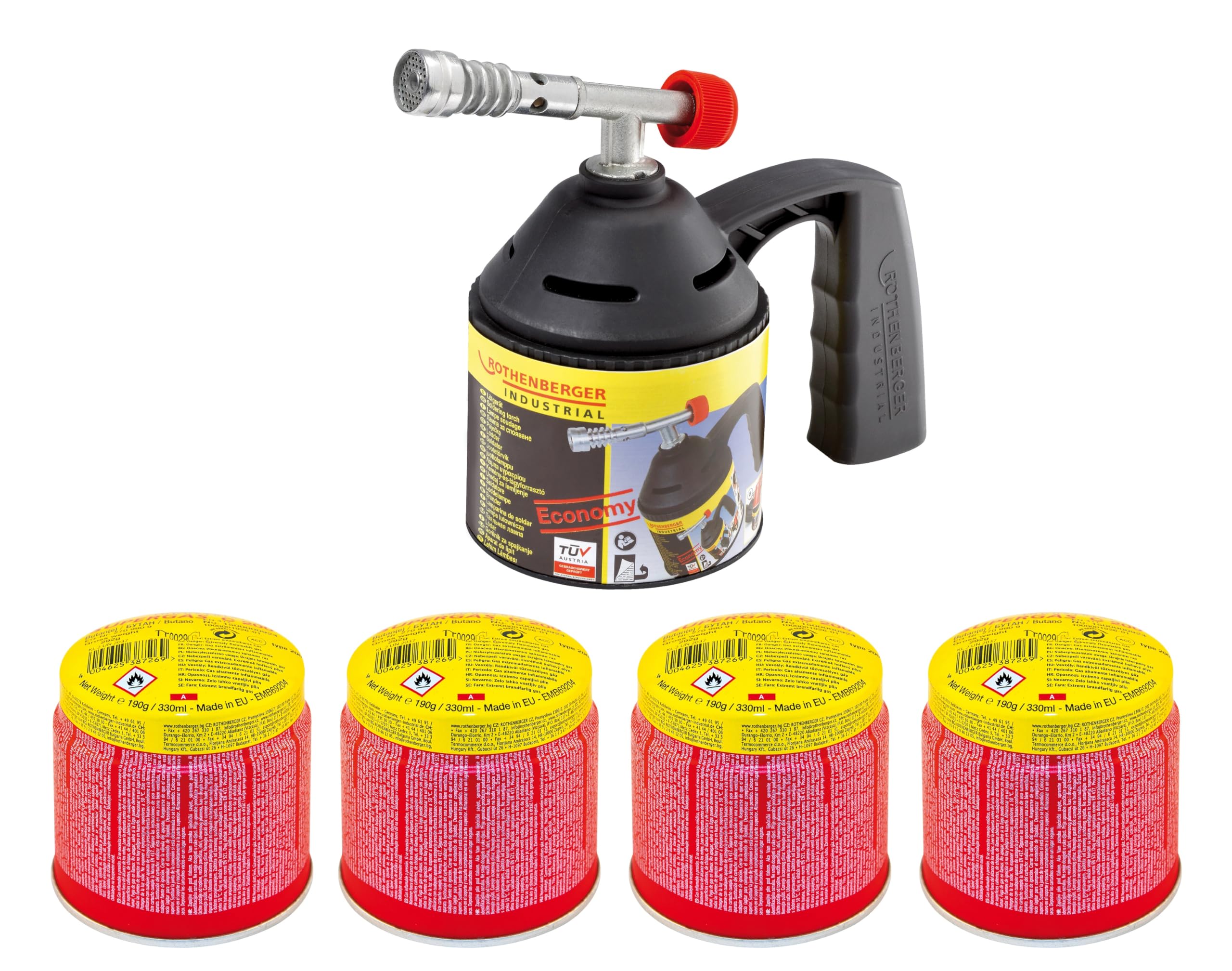 Saldatrice A Gas Rothenberger Roflame Economy - Per Lavori Idraulici E Riscaldamento