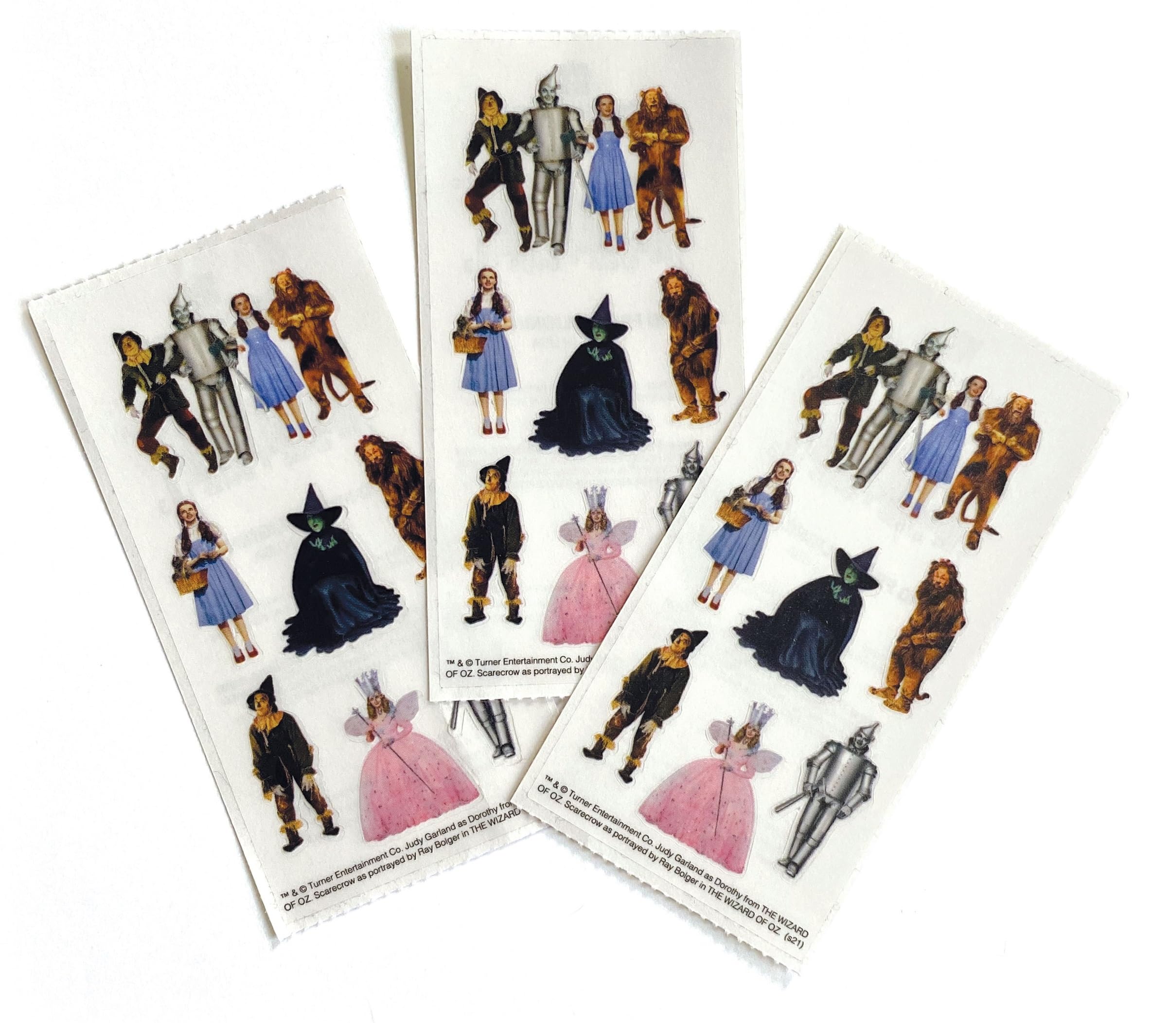 Paper House Productions Wizard of Oz Friends, 2 x 12 Sticker Sheets (Pack of 3)
