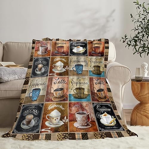 Miniatura 41 de Tijuboni Manta con diseño de tortuga marina y océano, regalos náuticos para mujeres, hombres, niñas, niños y adultos, manta de franela suave para