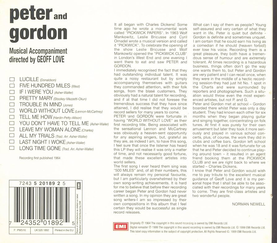 Amazon.co.jp: Peter & Gordon: ミュージック Amazon.co.jp: Peter & Gordon: ミュージック
