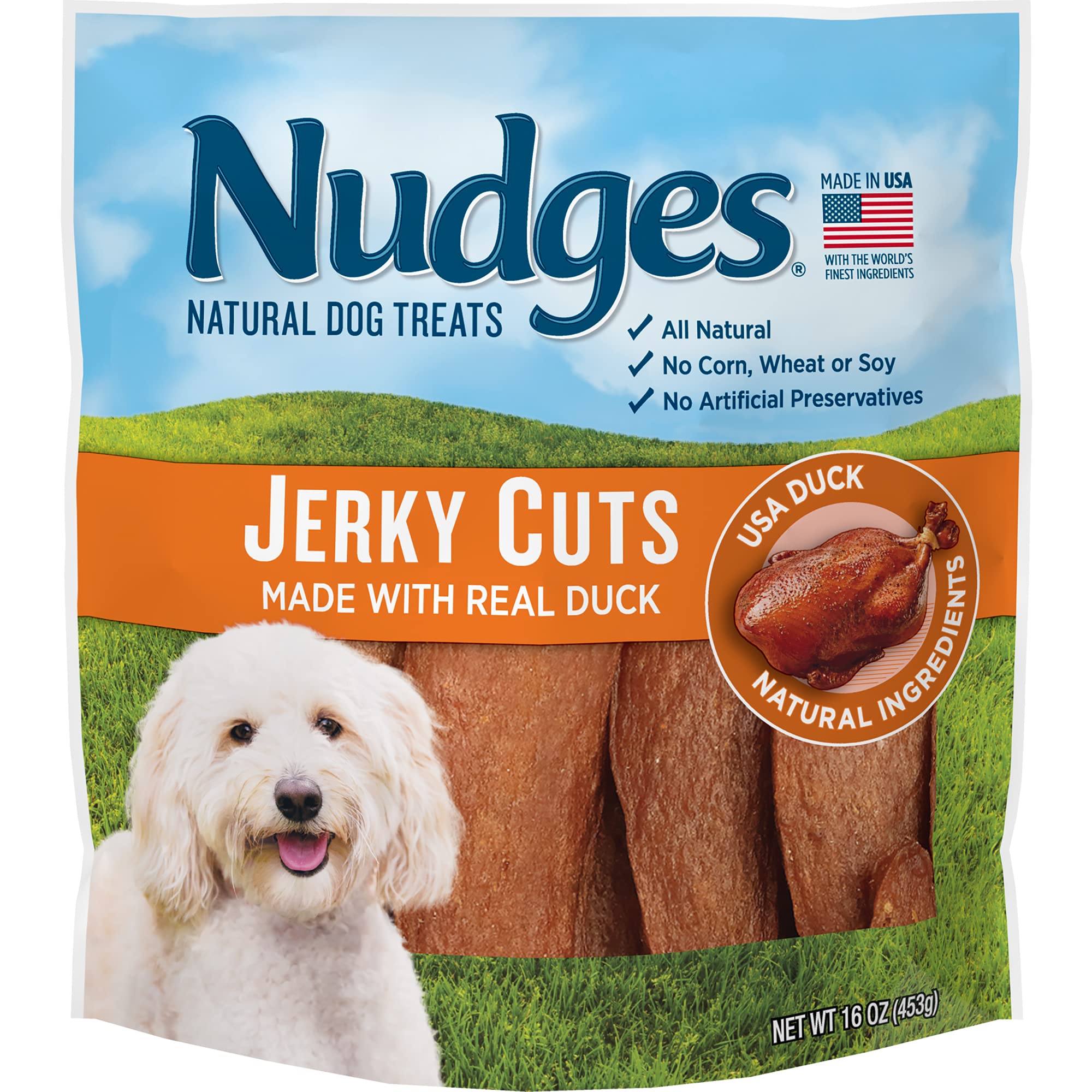 nudges chicken jerky