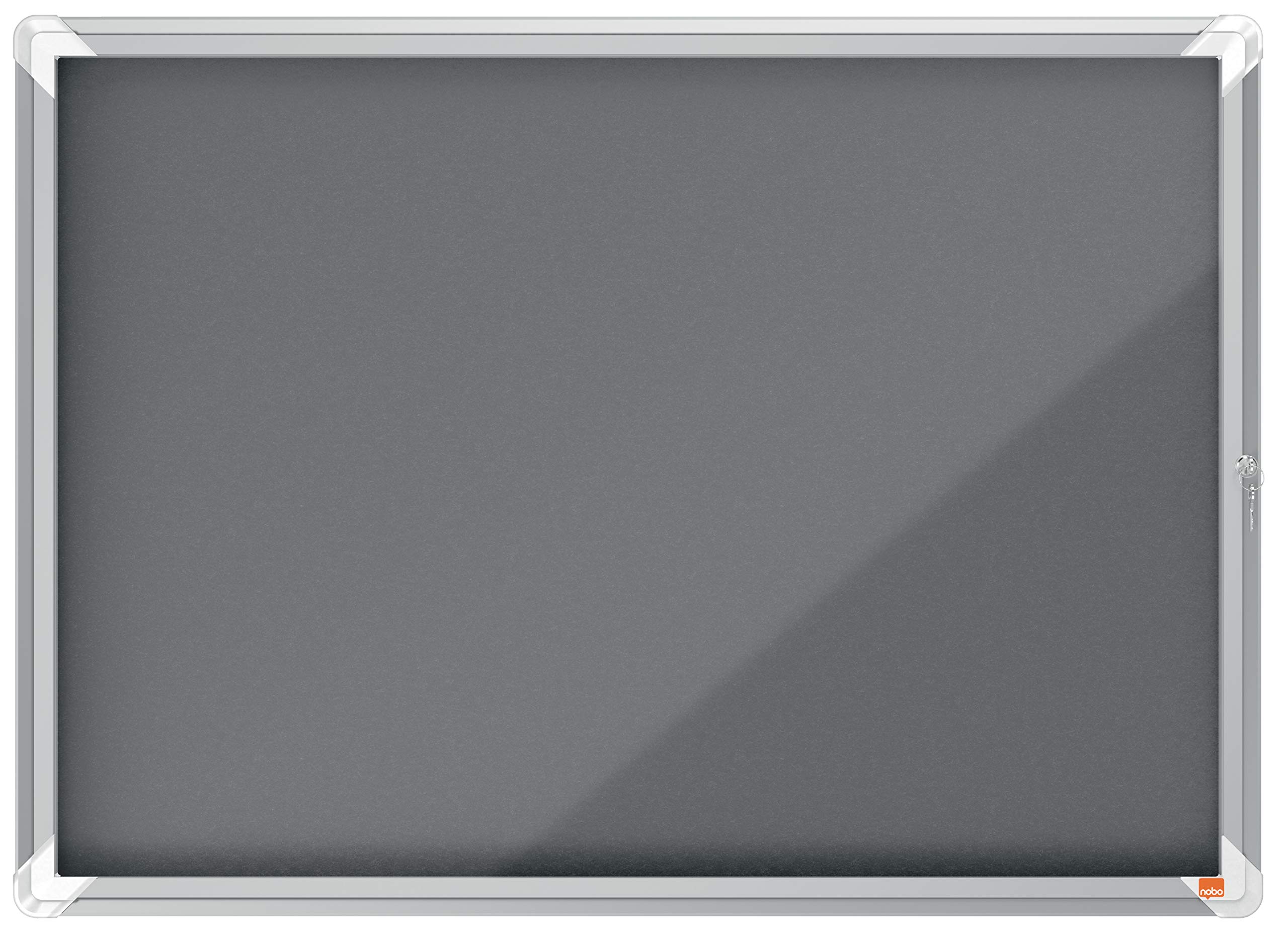 Nobo Premium Plus Felt Lockable Notice Board 8xA4 1915329