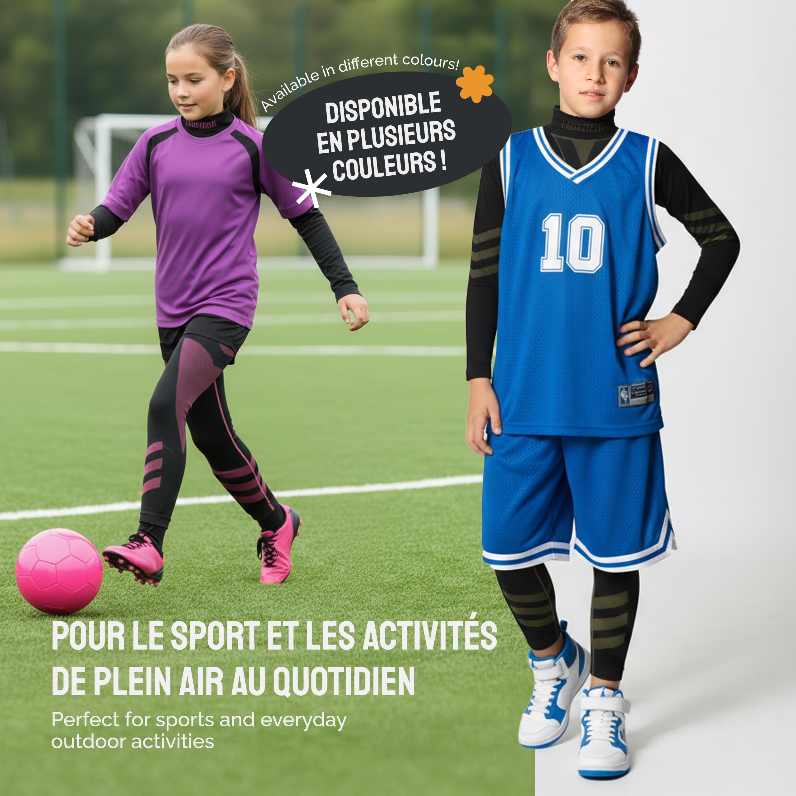 Ladeheid Caleçon Long Thermique Enfant Unisexe LAGI008
