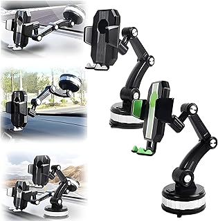 Car Phone Holder Mount, 360 Degree Rotation Car Phone Holder Mount for Windshield Universal