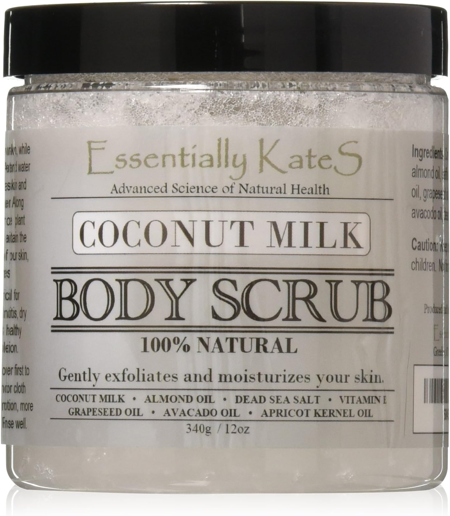 All Natural Coconut Milk Body Scrub by Essentially KateS
