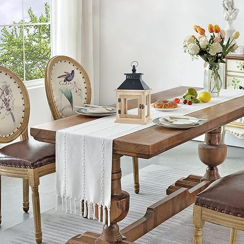 Miniatura 5 de NEEDOMO Farol de vela de madera de 13 pulgadas para interiores, centro de mesa grande decorativo al aire libre, candelabros rústicos colgantes para