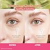 Parches para contorno de ojos con té verde, ácido hialurónico y cafeína, para bolsas y ojeras (1 unidad) 3