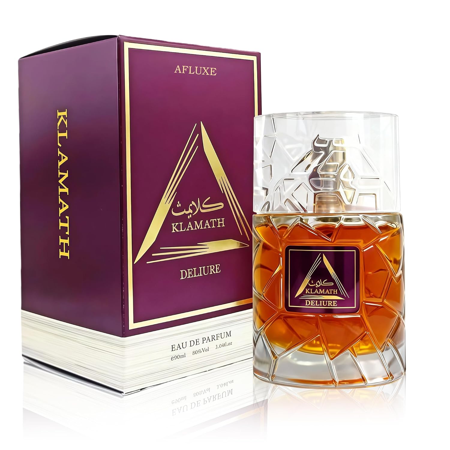 AFLUXE Klamath-Deliur Long-Lasting Cologne for Men | Vanilla, Warm Spicy, Amber, Cinnamon Scent | Eau de Toilette 100ml Spray | Day to Night Fragrance
