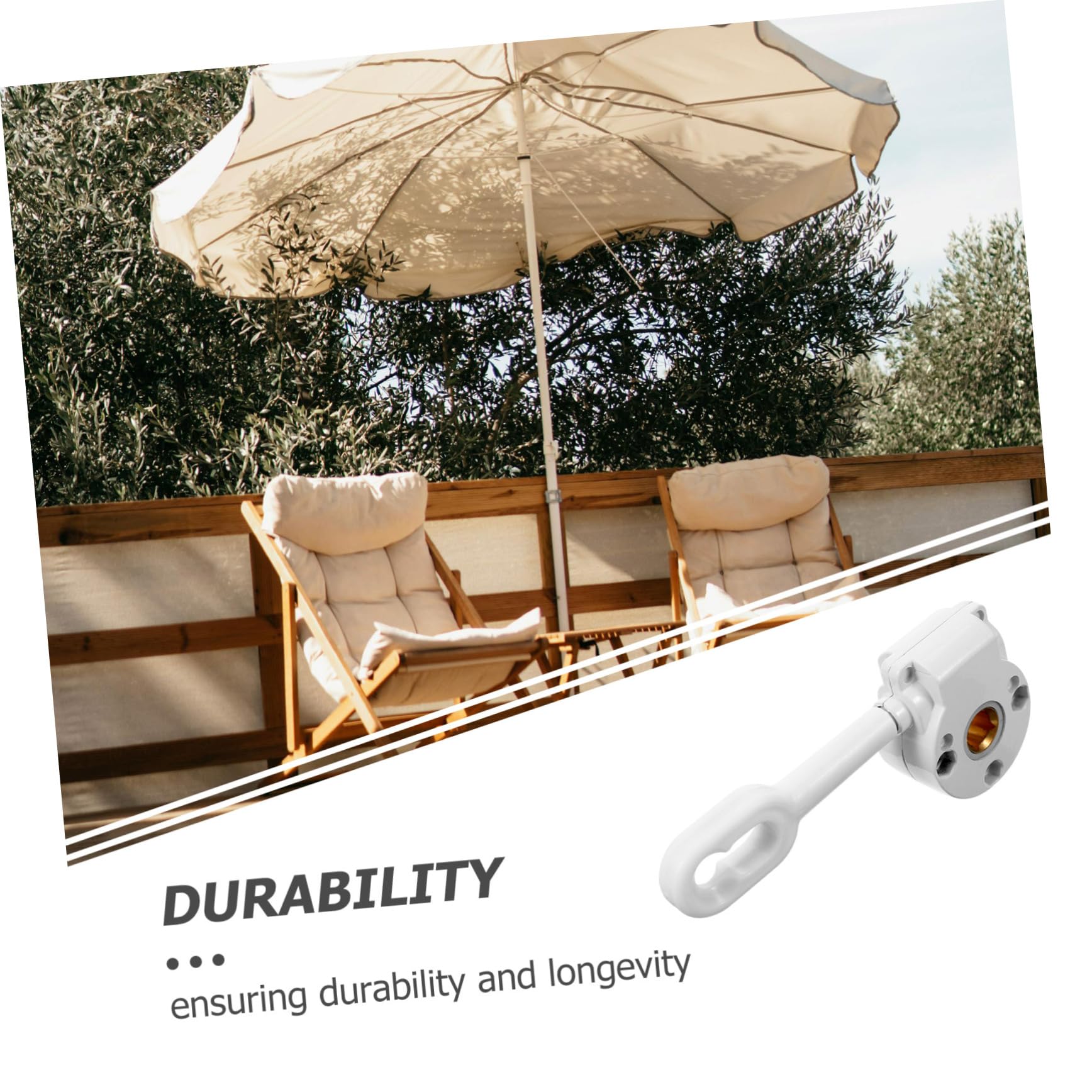 TOYANDONA 3 Pièces Outil de Manivelle pour Auvent Accessoire de Rétractable avec Engrenage à Vis Pratique pour Résidentiel et Commercial