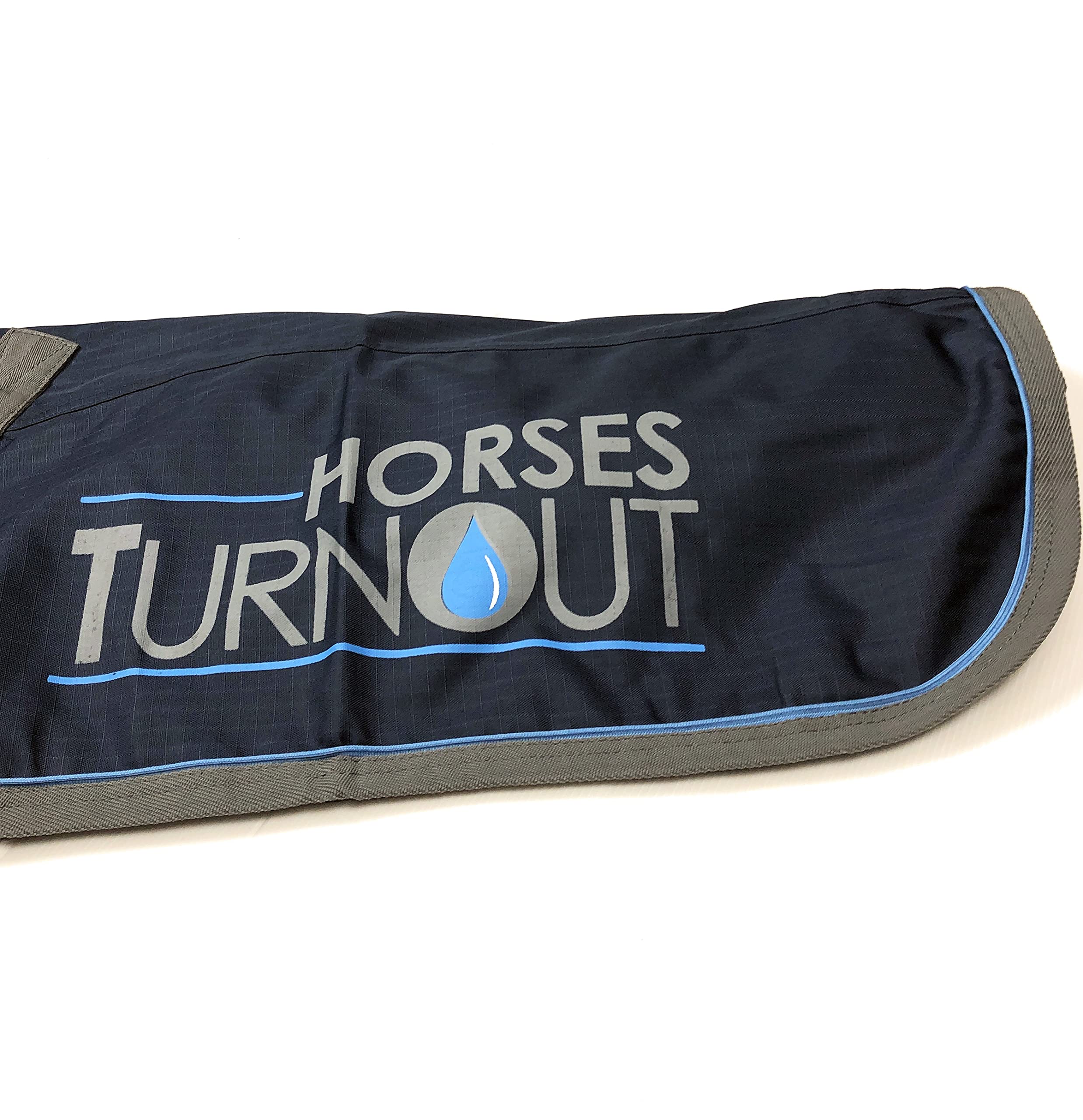 Horses, Coperta da Paddock per Cavallo Turnout, Impermeabile, Resistente, con Cinghie ad Incrocio, Disponibile nel Colore Blu