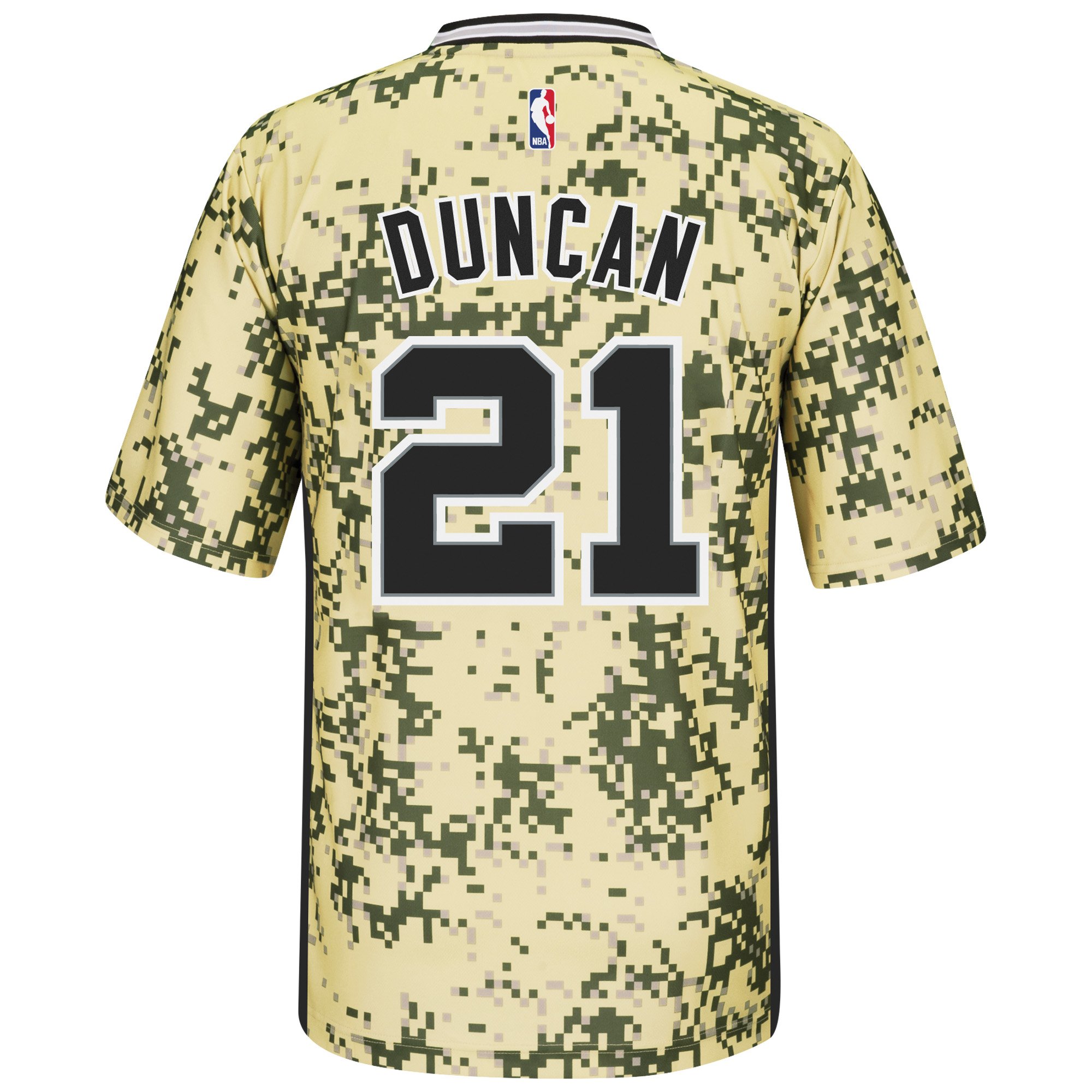 NBA San Antonio Spurs Tim Duncan #21 Men's Replica Jersey, Small