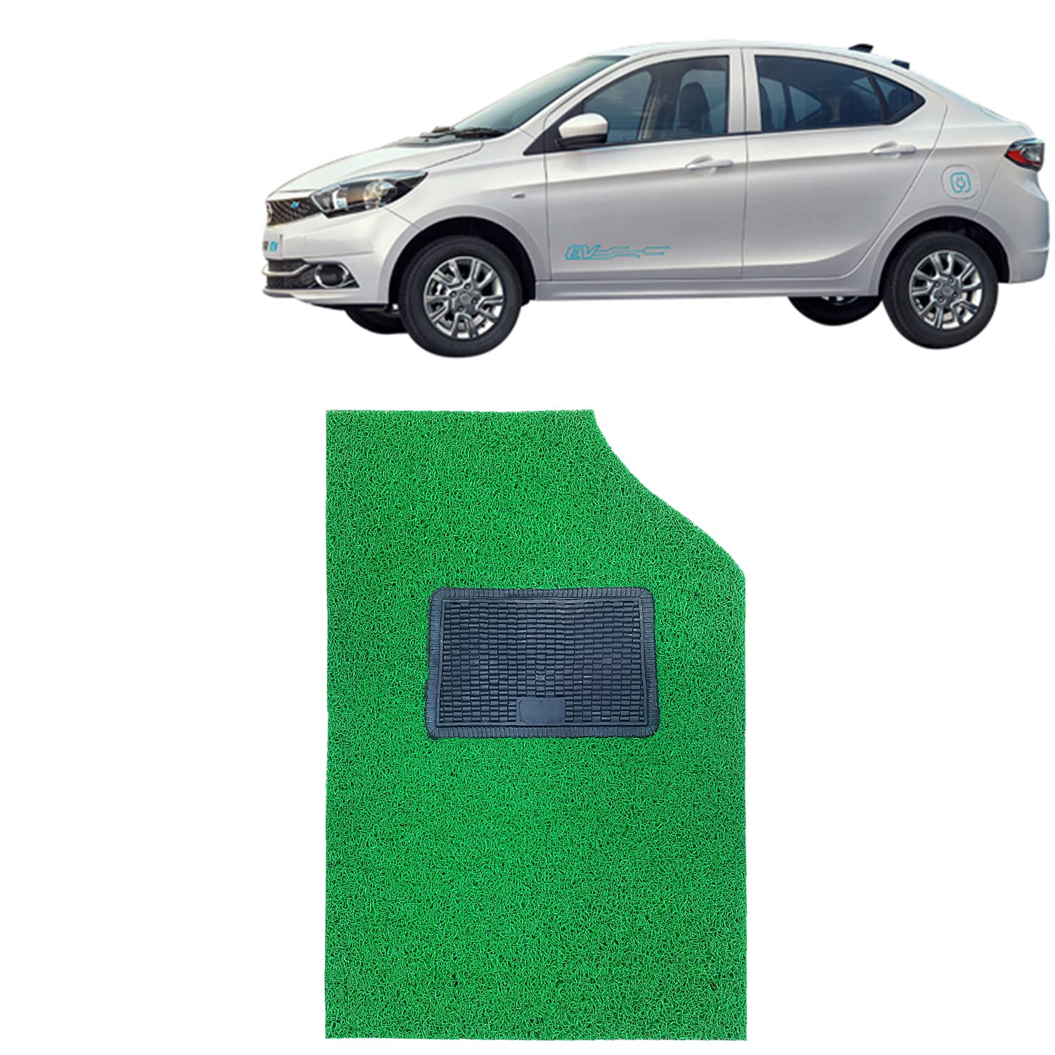 Kingsway Noodle/Grass Car Floor Mats for Mahindra Verito Vibe (Green, Set of 5) Amazon.in Car