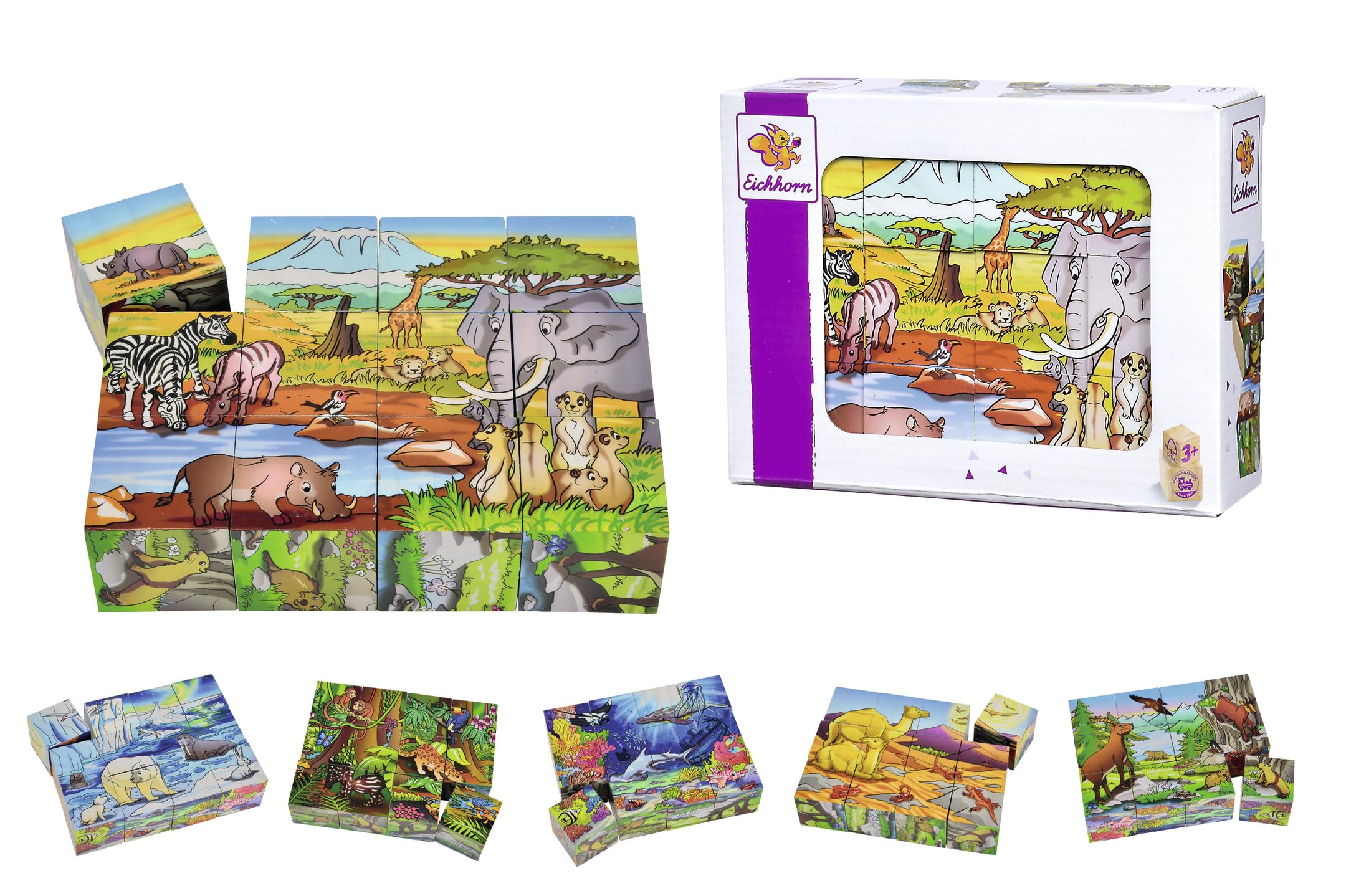 Eichhorn Blokpuzzel Dieren