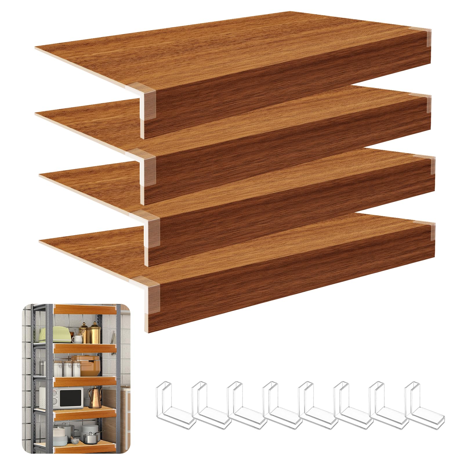 Housse de rack pour garde-manger anti-poussière protection étanche lot de 4
