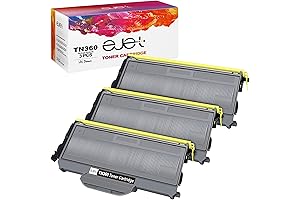 TN360 TN-360 High Yield Compatible Toner Cartridge for Brother TN360 Toner Cartridges