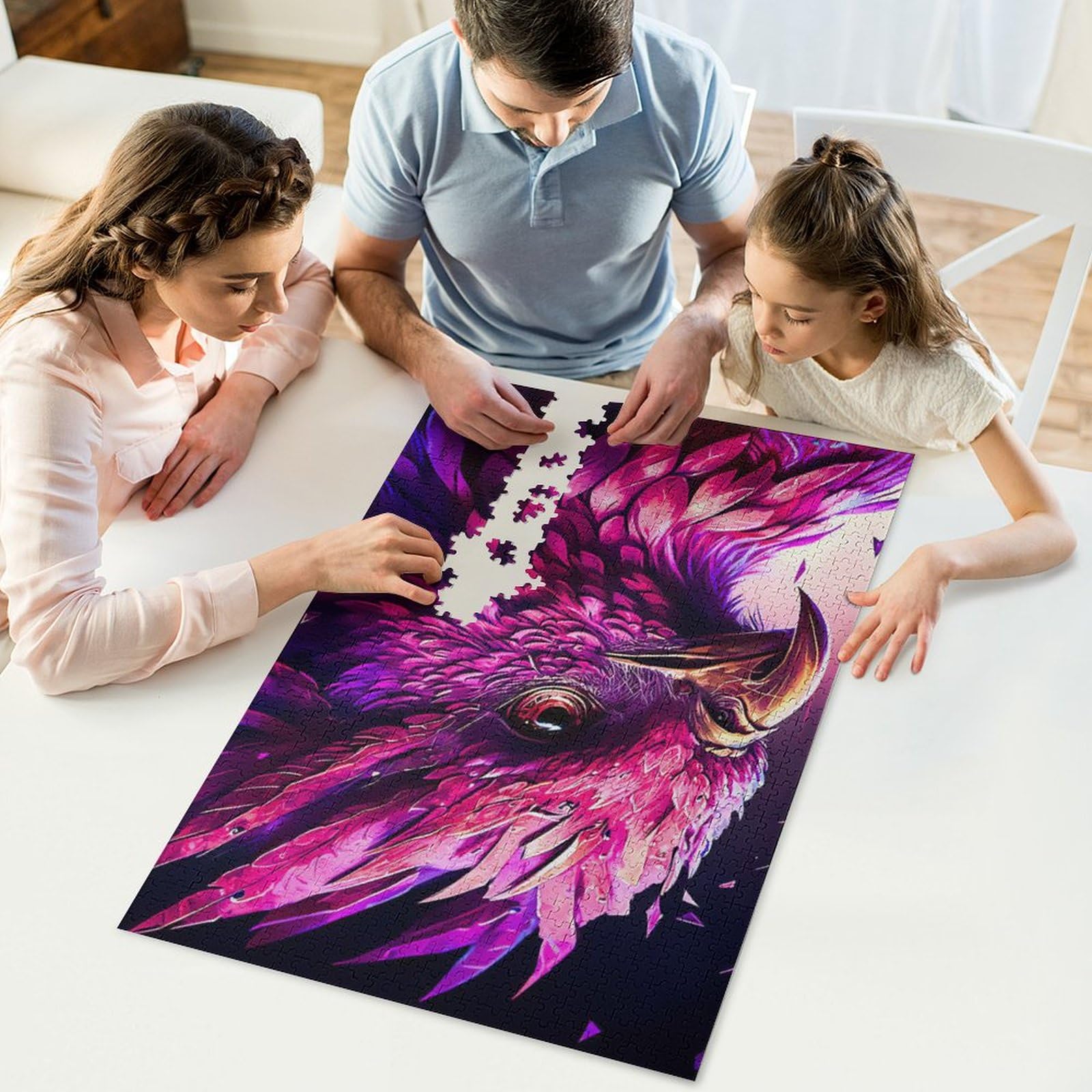 Impossible Puzzle 1000 Teile – Kanusee Motiv – 70x50 Cm – Aus Recyceltem Karton Mit Abgerundeten Kanten – Herausforderndes Geschicklichkeitsspiel Für Erwachsene & Familien Ab 14