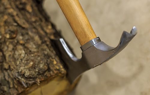 Miniatura 6 de Bearded/hacha hacha combinado con cuchilla curva para Adze – Bol Makers Tool- Raro.