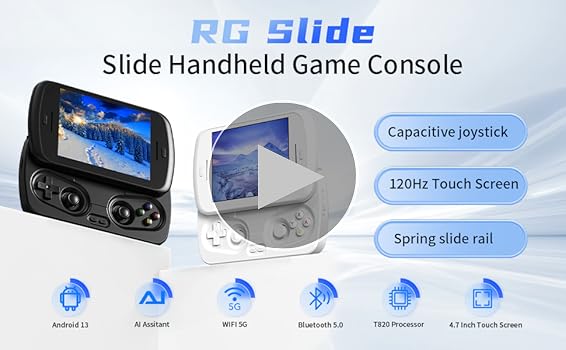 ほぼ新品ANBERNIC RG Slide White ANBERNIC RG Slide Game Console White