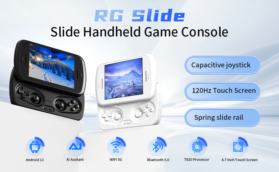Amazon.com: RG Slide Retro Handheld Game Console, 4.7-inch